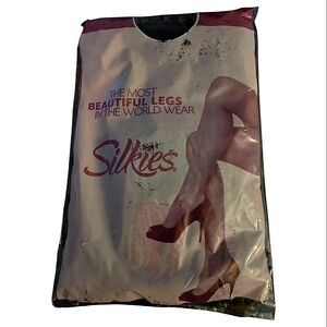 Silkies Microfiber Tights Size Queen-Plum